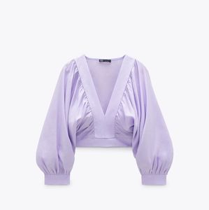 Zara Cropped Blouse